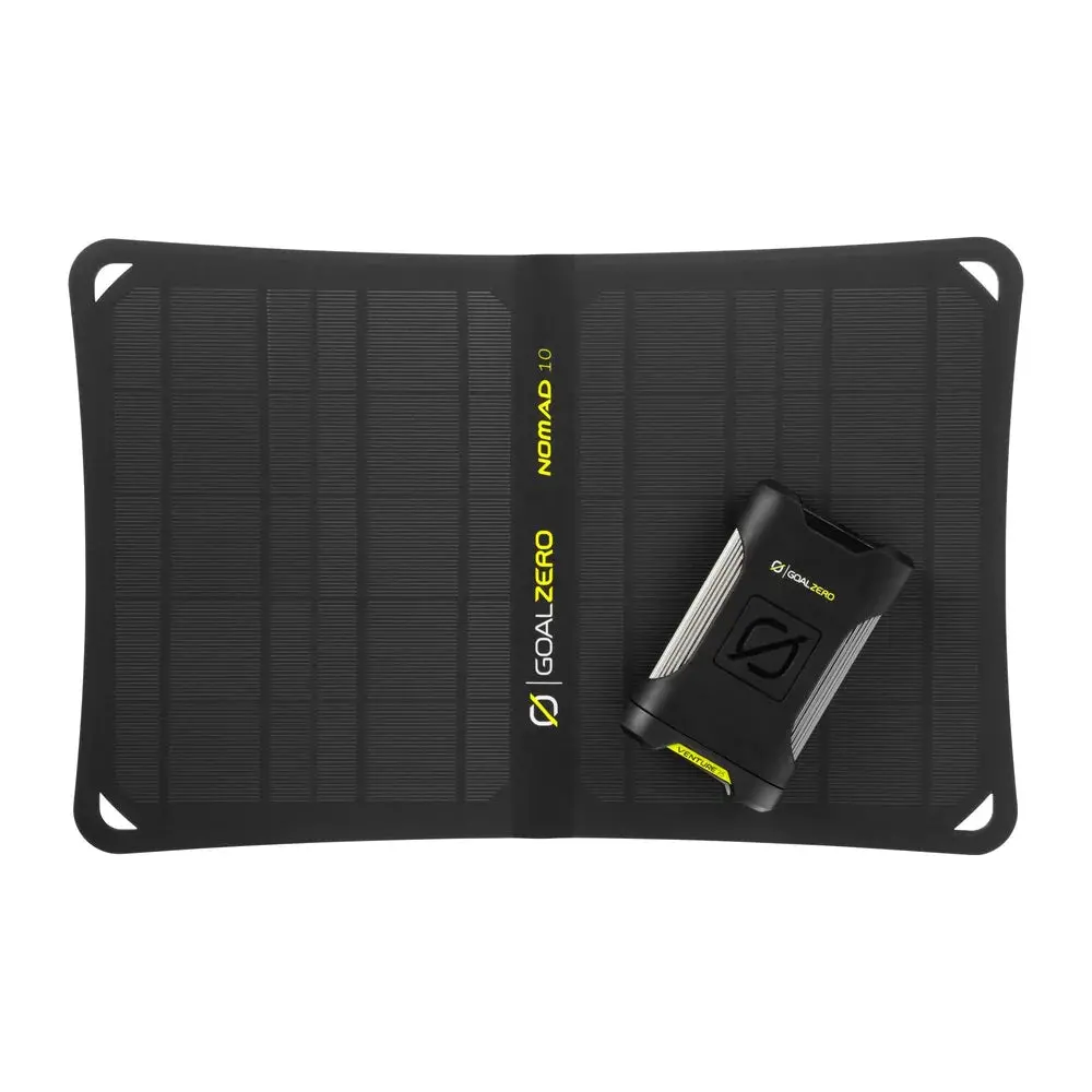 Venture 35 Power Bank W/ Nomad 10 Solar Panel Kit 1