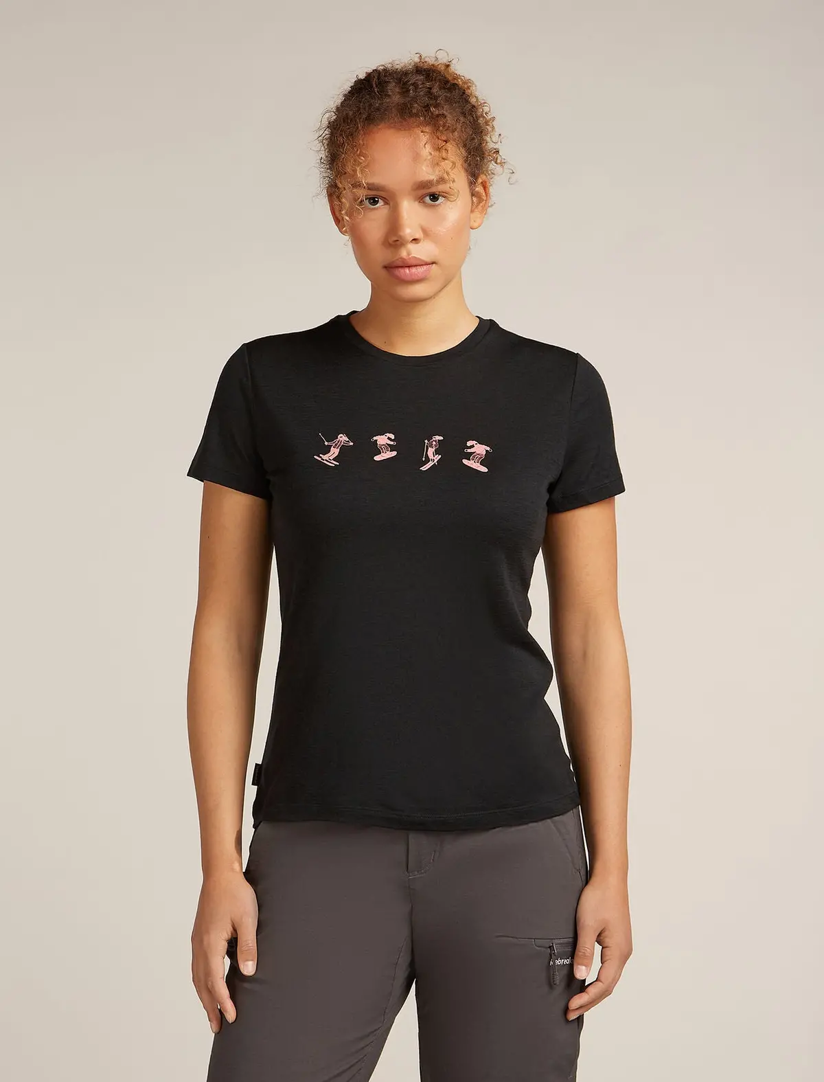 Merino 150 Tech Lite Short Sleeve T-Shirt Snow Day (Women's) - Ib0a57cb - Past Season 1