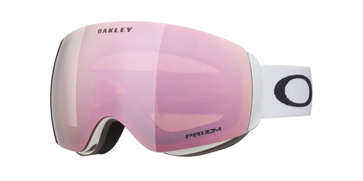 Flight Deck™ M Snow Goggles - Matte White Strap W/ Prizm Rose Gold Iridium Lenses 1