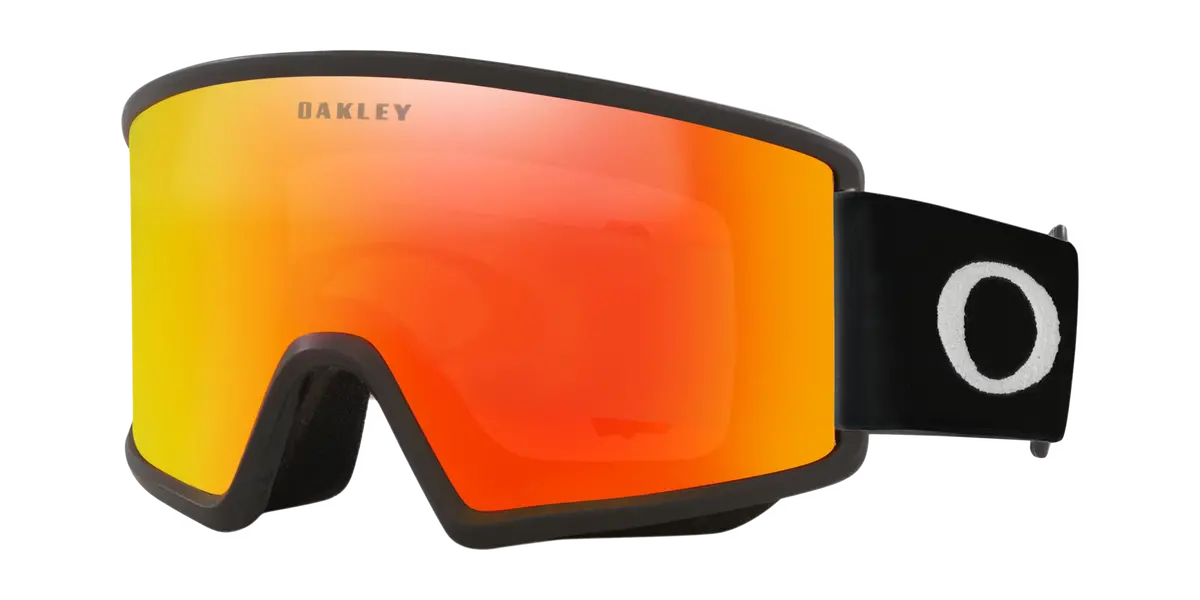 Target Line L Snow Goggles - Matte Black Strap W/ Fire Iridium & Persimmon Lenses 1