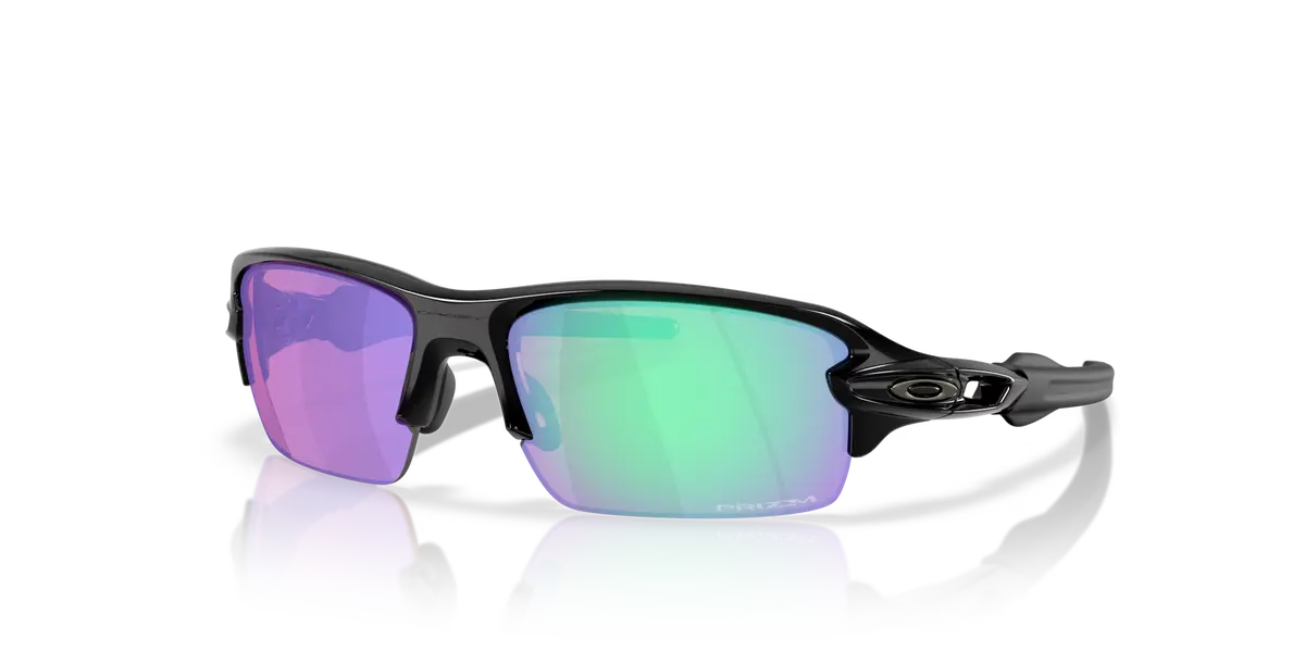 Flak® 2.0 S - Polished Black Frame W/ Prizm Golf Lenses 1