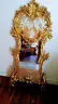 Louis Xvi Mirror - Beige Cherubs Gilt Putti 1