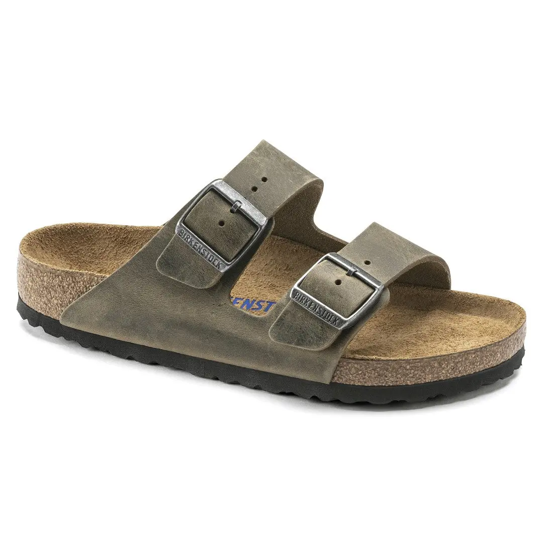 Arizona Soft Footbed Oiled Leather - Faded Khaki 1