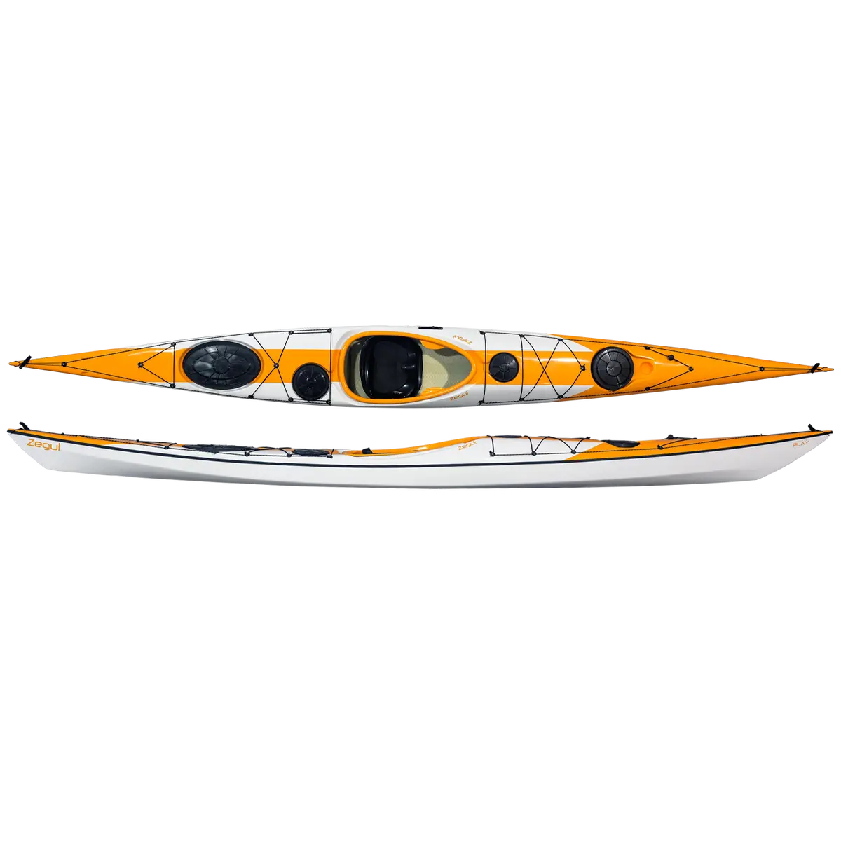 Play Mv A-Core Kayak - White/Orange/White 1