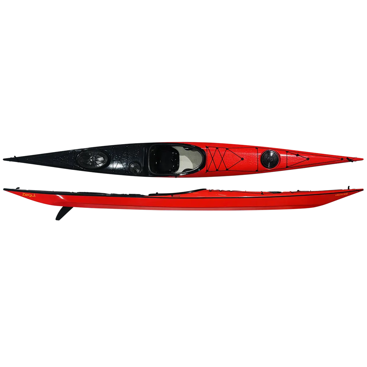 Greenland Gt A-Core Kayak - Red/Black 1