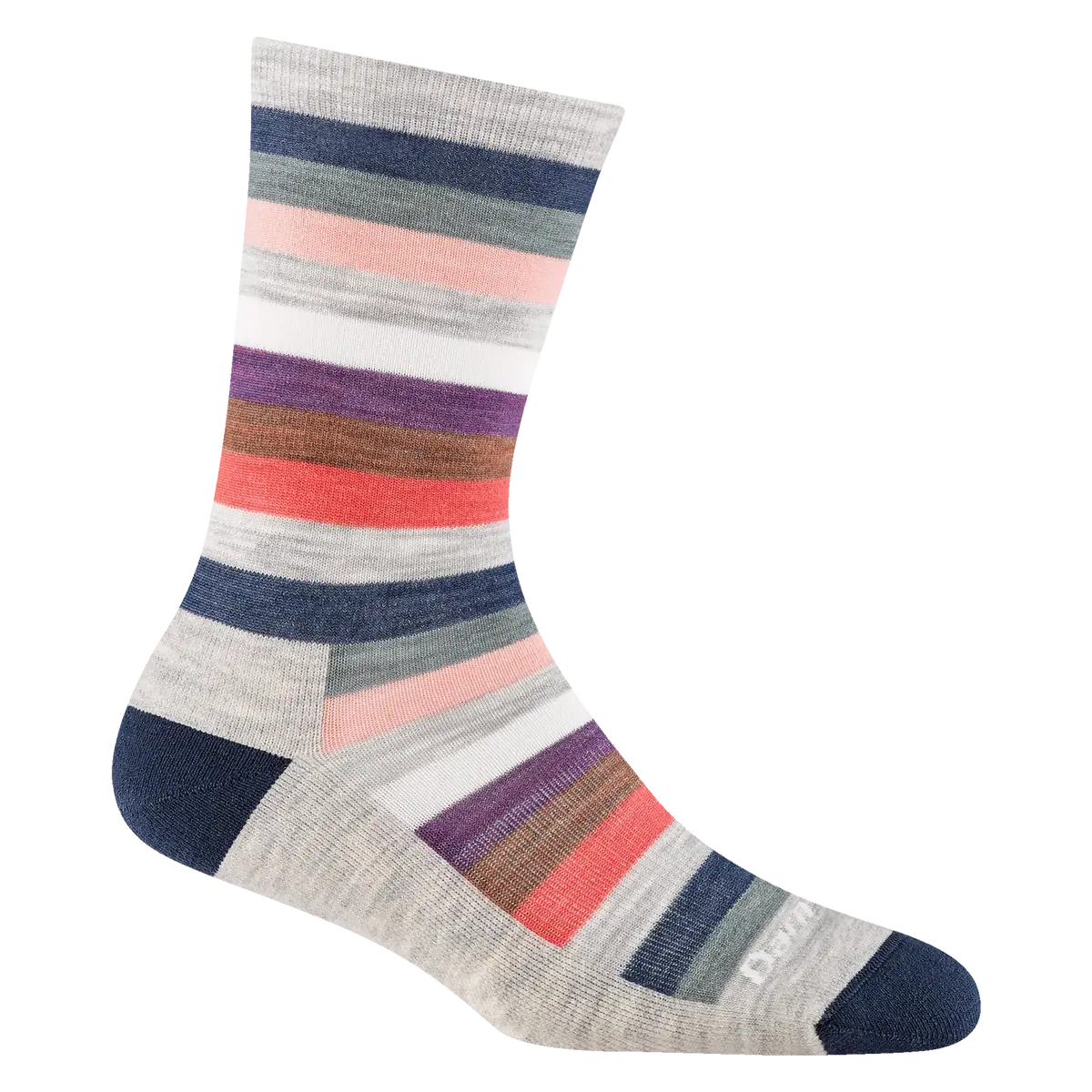 Mystic Stripe Crew Lightweight Lifestyle Sock With Cushion (Women's) - D1644w 1