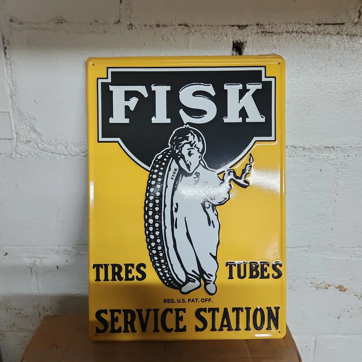 Fisk Tires Sign. 1