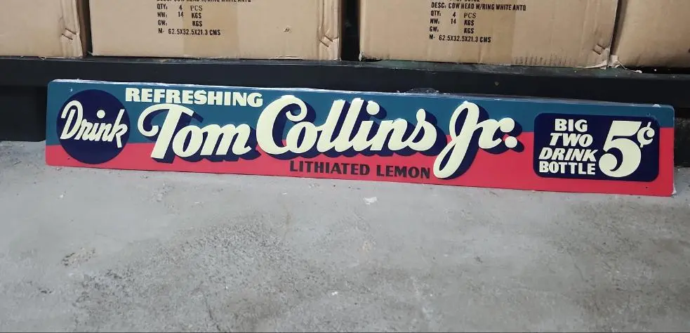 Tom Collins Jr Automotive Advertising Sign 1