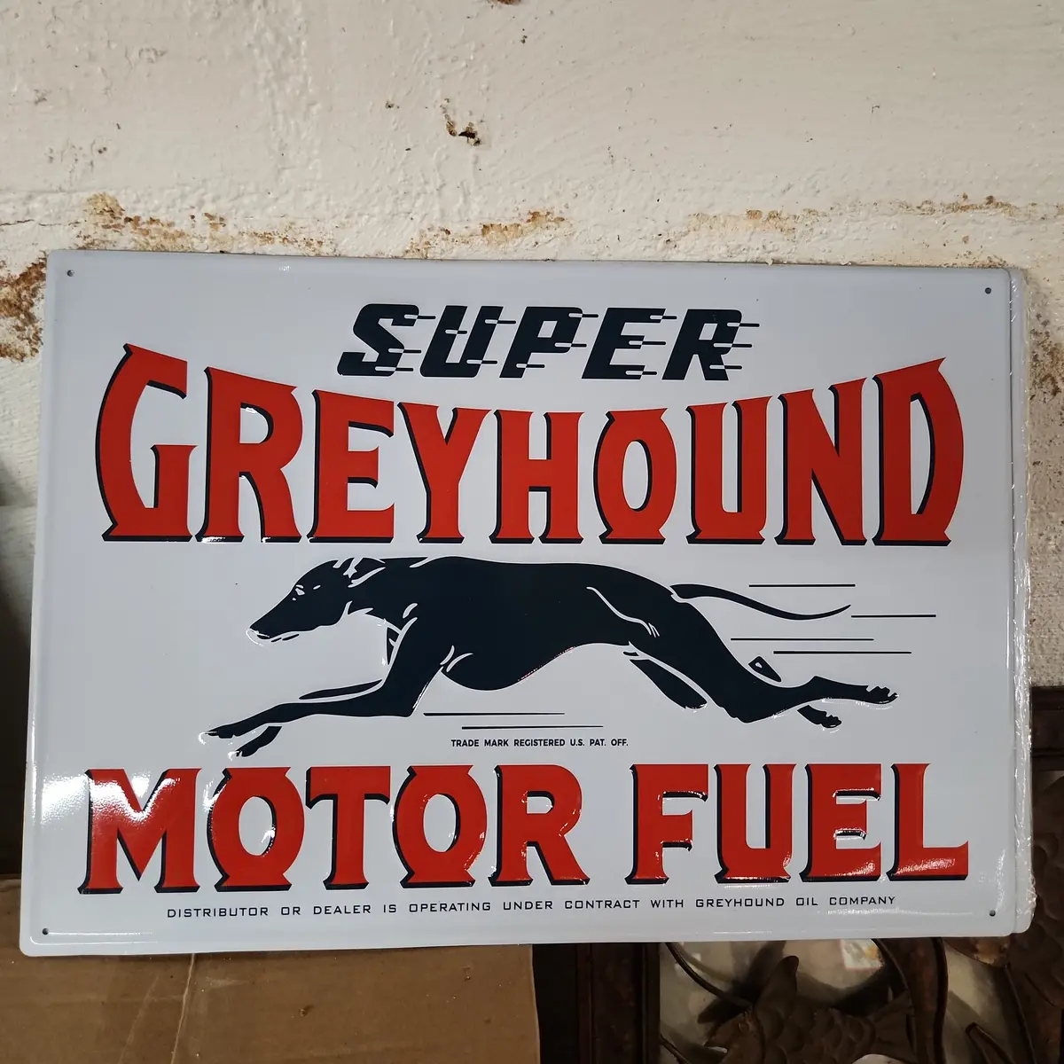 Super Greyhound Automotive Advertising Sign 1