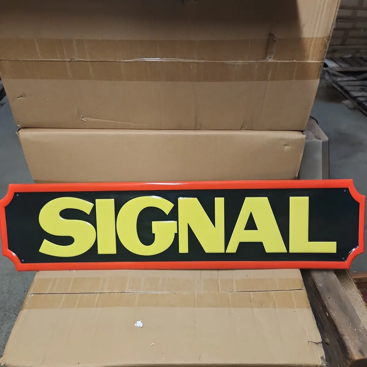 Signal Motor Oil Automotive Advertising Sign 1