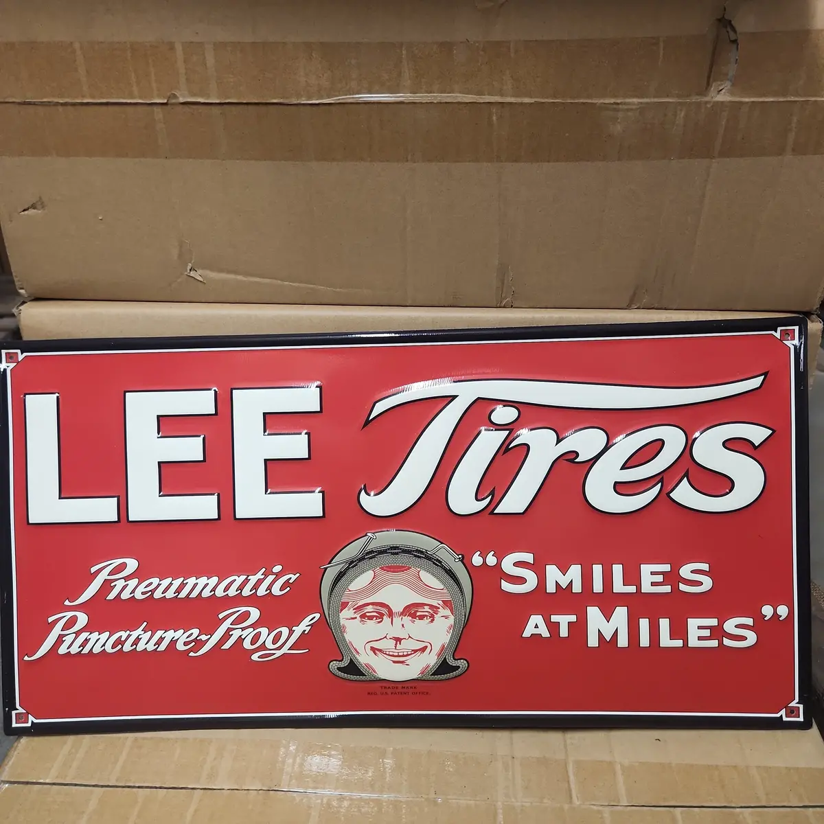 Lee Tires Automotive Advertising Sign 1