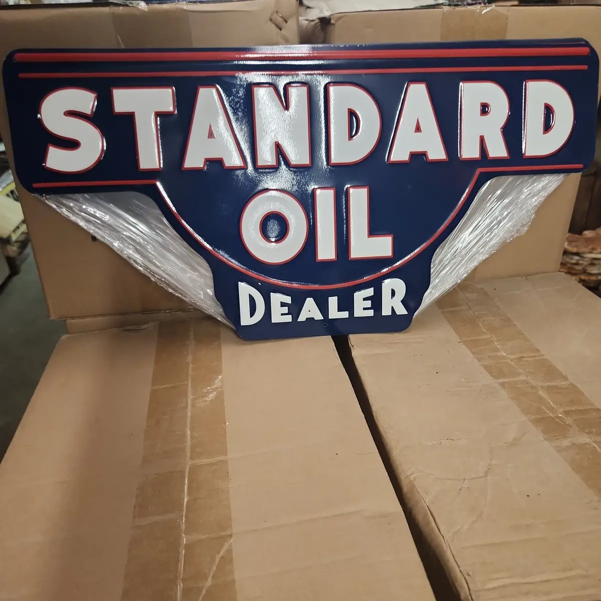 Standard Oil Dealer Automotive Advertising Sign 1