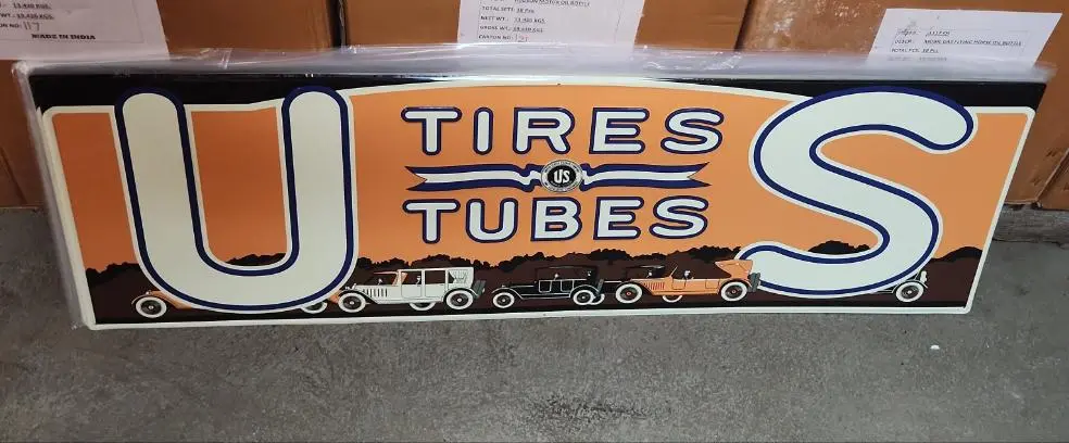 Tires Tube Long Automotive Advertising Sign 1