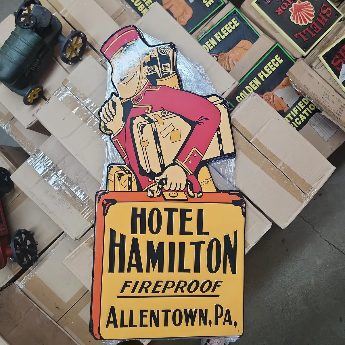 Hotel Hamilton Advertising Sign 1