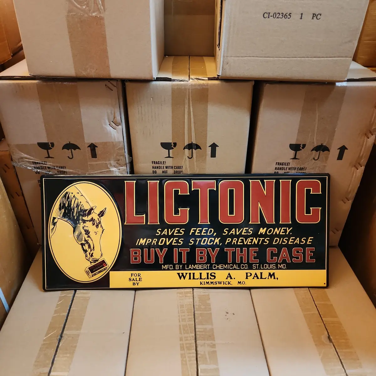 Lictonic Advertising Sign 1