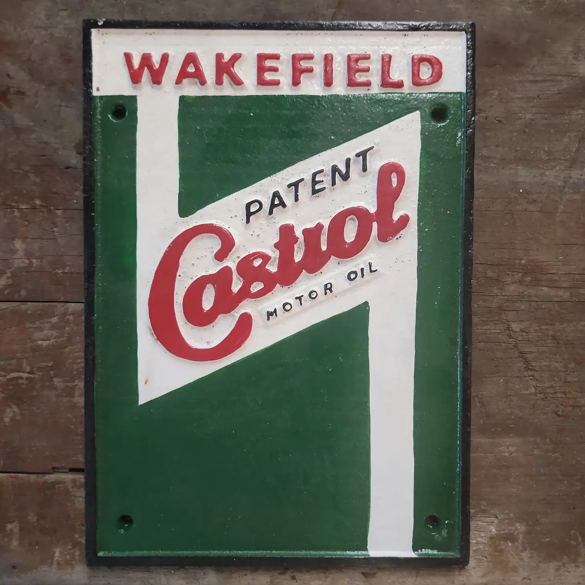 Castrol Cast Iron Sign. 1
