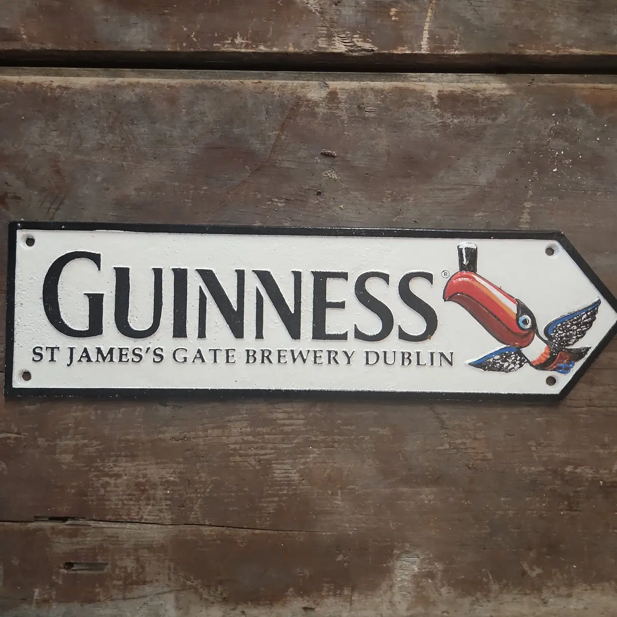 Guiness Cast Iron Sign. 1