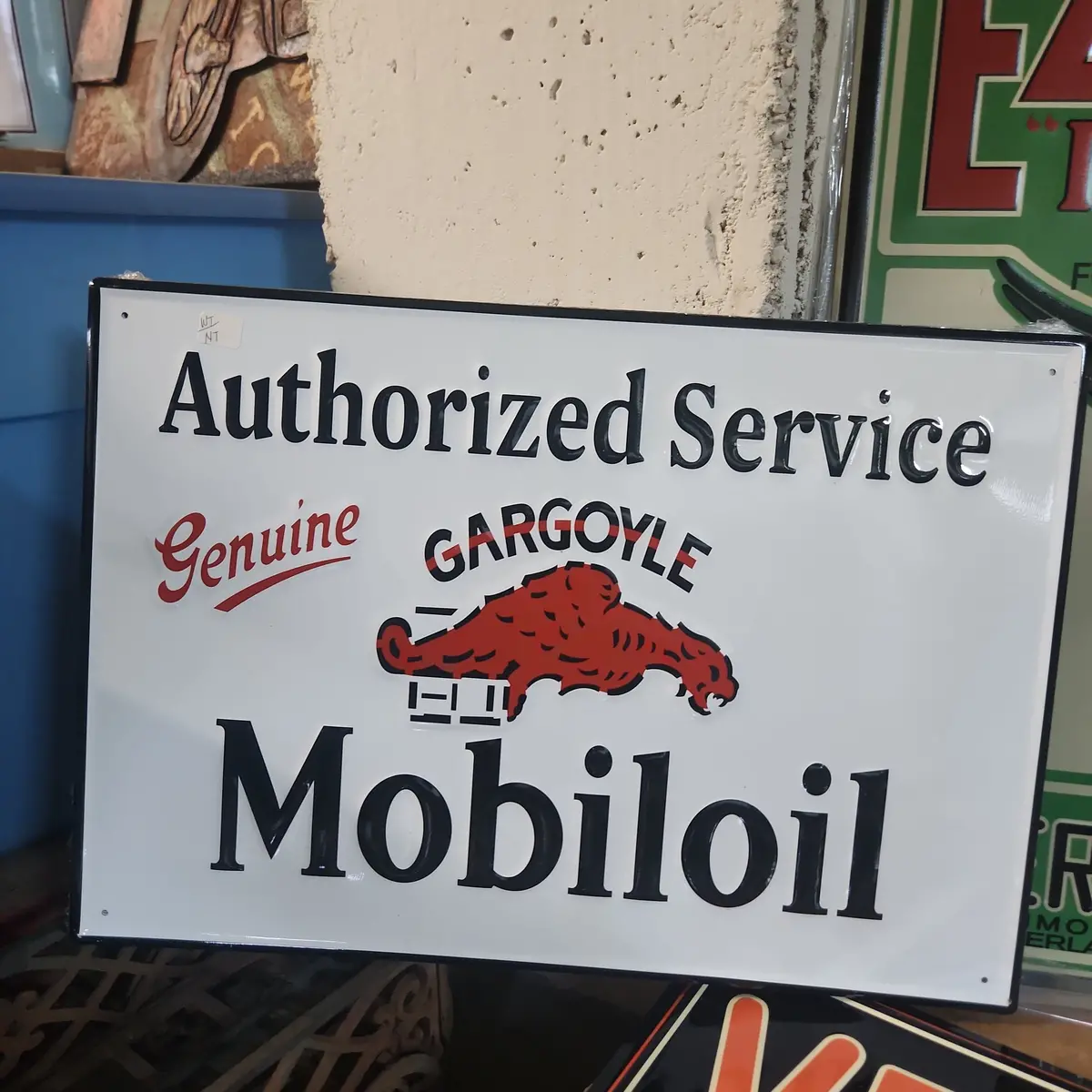 Mobiloil Gargoyle Automotive Advertising Sign 1