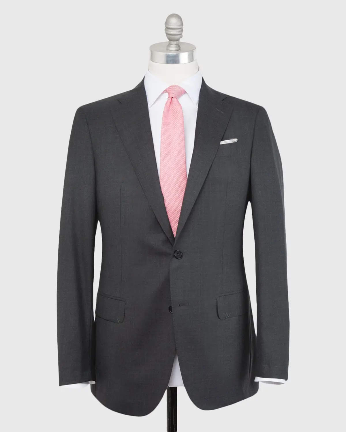 Kincaid No. 3 Suit In Charcoal Grey Sharkskin 1