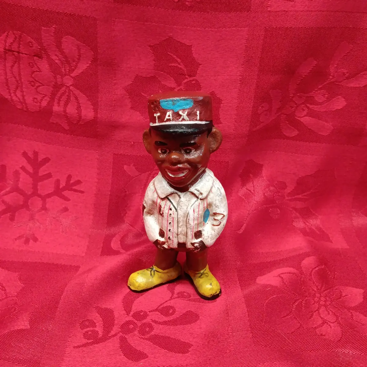 Taxi Man Cast Iron - Taxi Driver Toy Penny Bank 1
