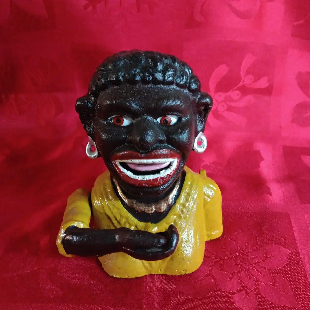 Cast Iron Mechanical Bank - Small Dinah 1