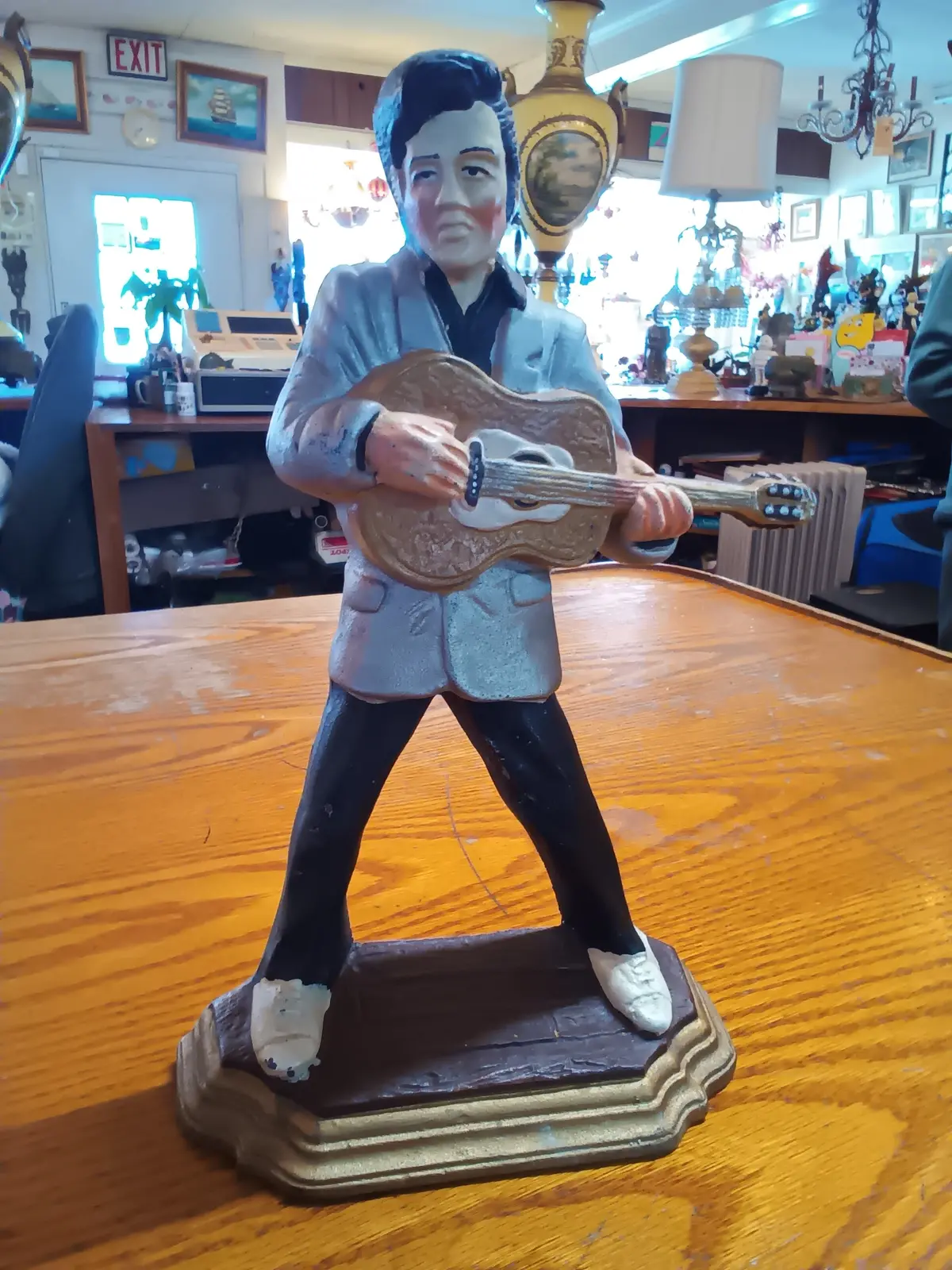 Cast Iron Elvis Door Stopper 1