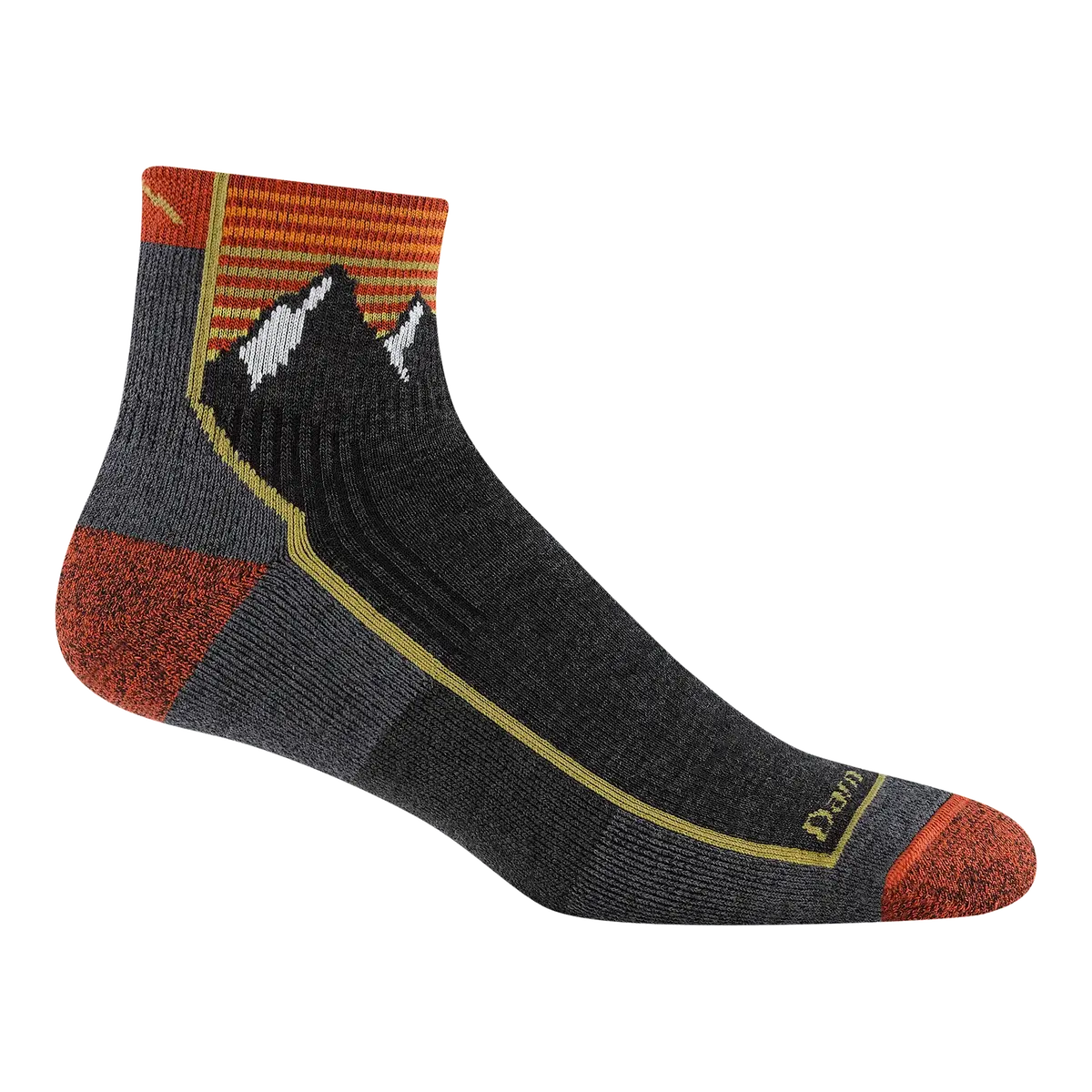 Hiker Quarter Midweight Hiking Sock W/ Cushion (Men's) - D1959m 1