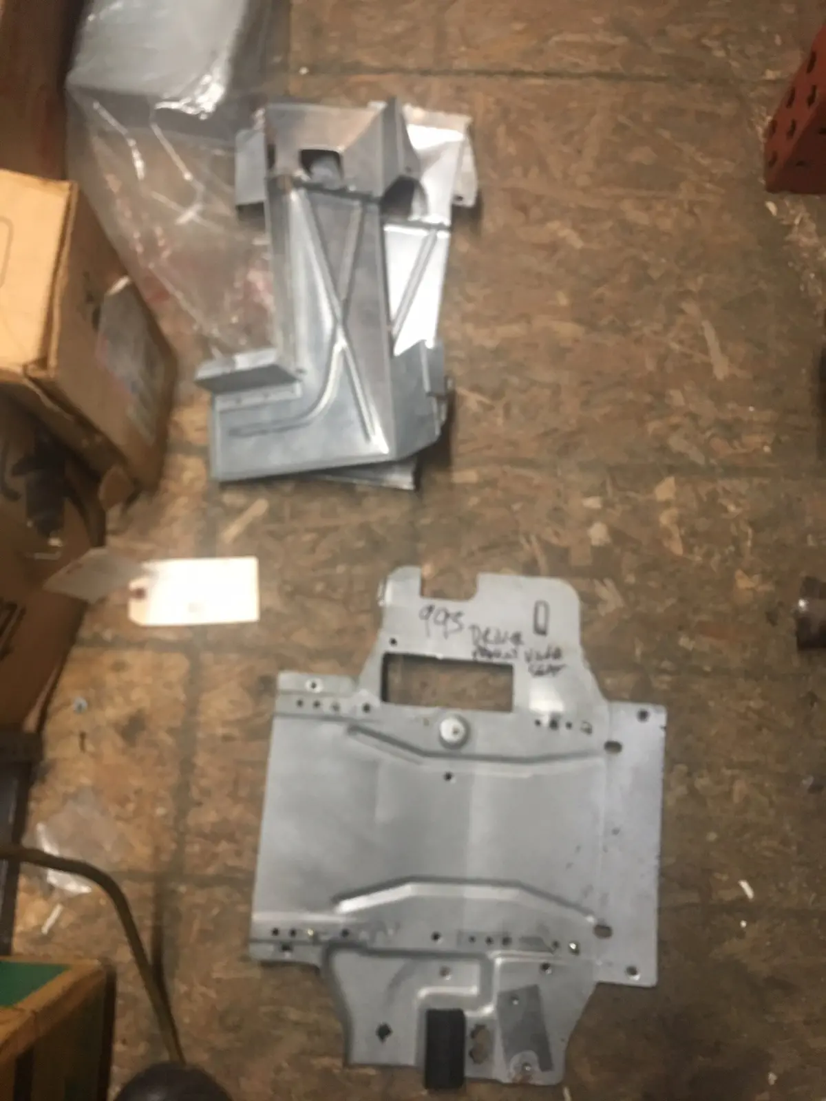 993 Relay Mounting Panel For Under Passenger Seat Very Good Condition Both Sides Shown For Reference Only - 1