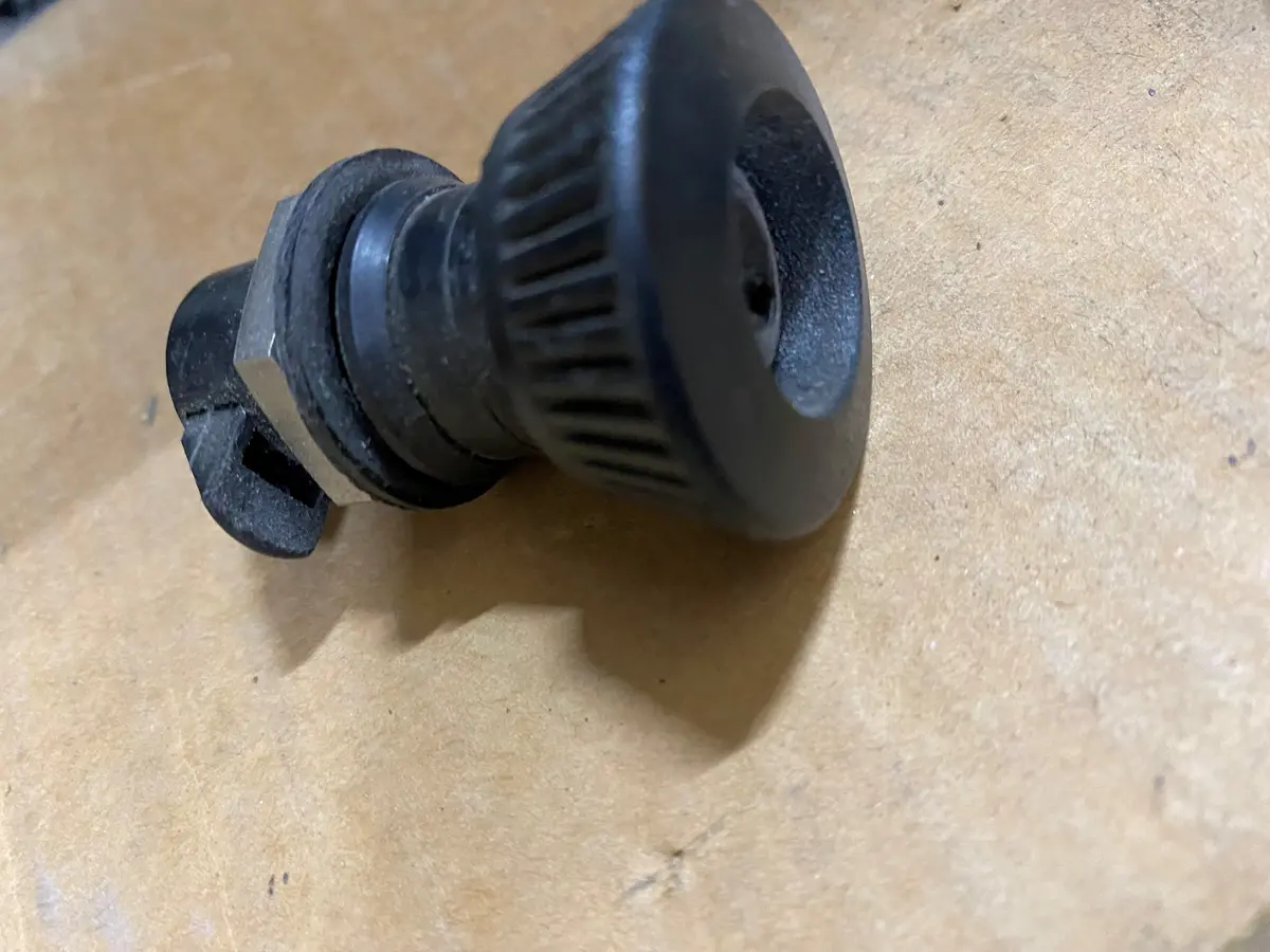911 Glove Box Compartment Lock Early Tapered Style Pre 1982 With Tapered Knob No Key Ask About Free Shipping! - 911.552.902.07 1