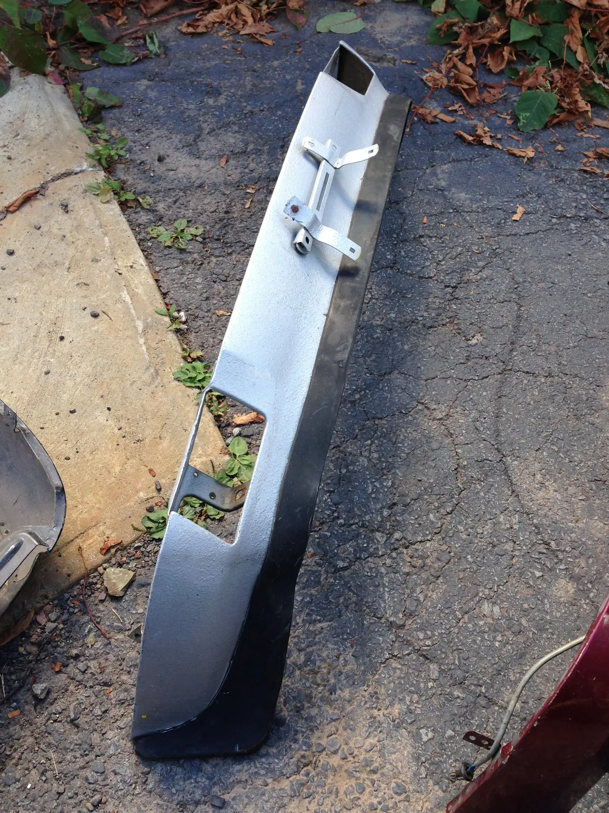 Carerra Style Front Valence Silver - 1