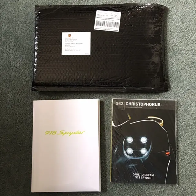 Porsche 918 Invitation To Purchase Brochure Invite Letter Christophorus Unopened Factory Bubble Pack Shipping Hard Cover Book Original - 1