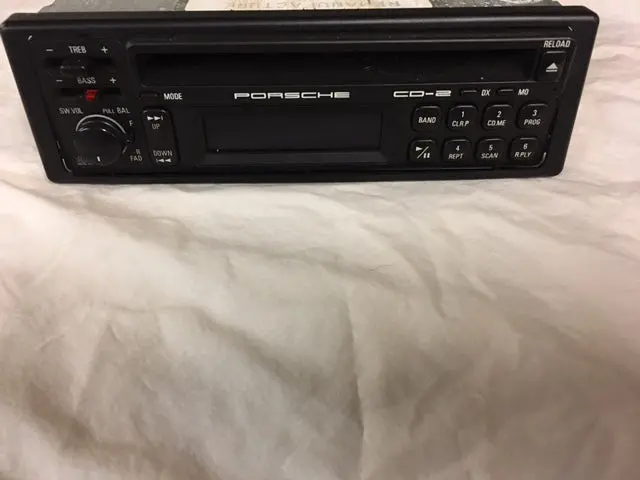 Porsche Cd-2 Radio With Cd - 1