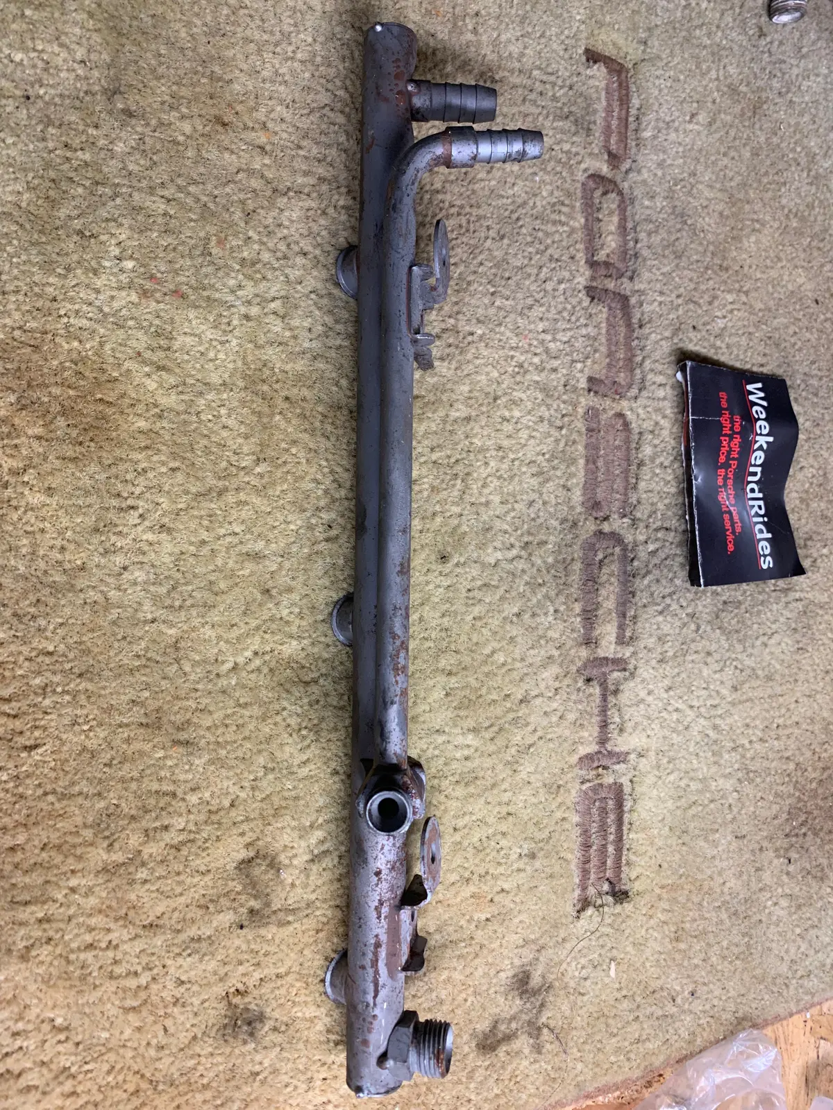 964 Fuel Line Rail Dual Line - 1