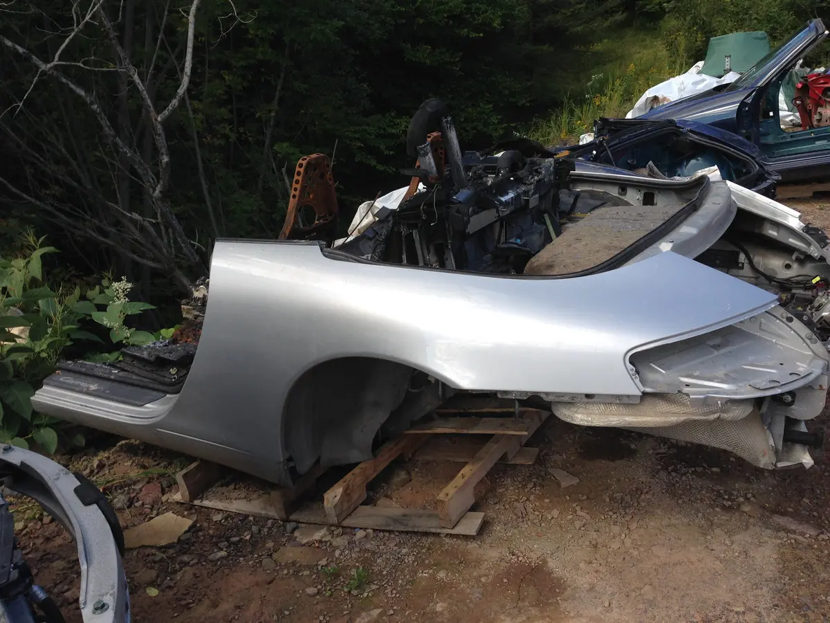 996 Cabriolet Rear Clip Silver 1999 - 1