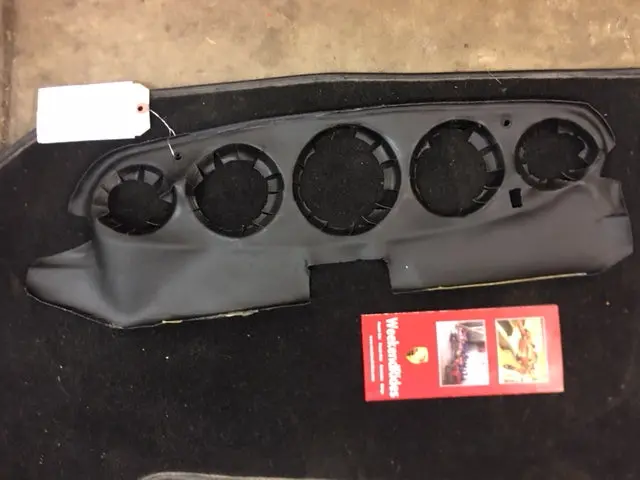 993 Instrument Cover Dash Trim Black 1995 - 911.552.549.00 1