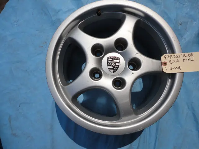 964 Wheel  8J X16  Et52 Silver Metallic - 944.362.116.00 1