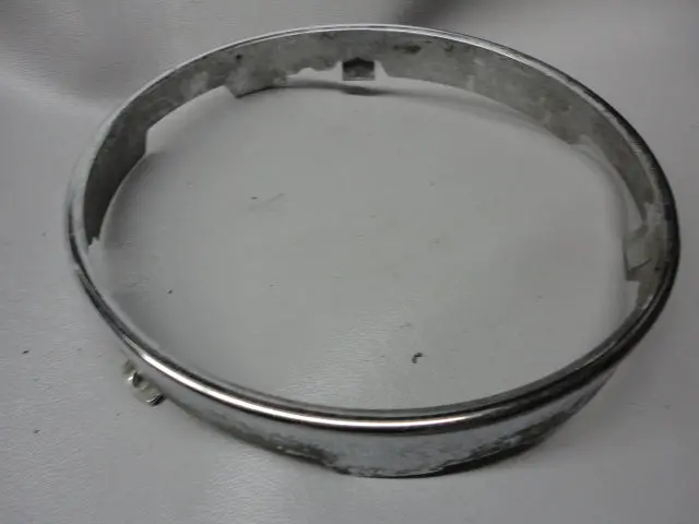 911 Headlight Retaining Trim Ring Chrome Hella 1