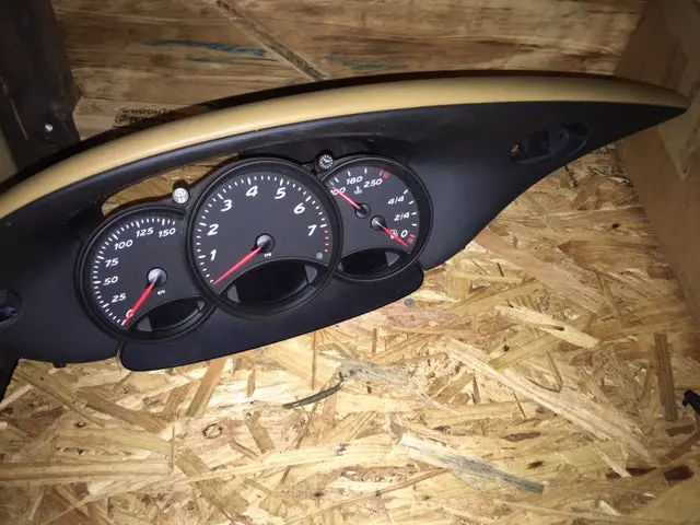 Boxster Dash Cluster Instrument Pad Tan 9866411030570C From 2000 - 986.641.103.05.70C 1
