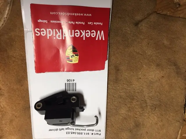911 Door Pocket Hinge Left Driver Ask About Disclount Shipping! 1