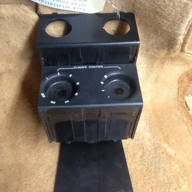 911 A/C Console Mount Housing With Air Conditioning, Temp Control Switch With Knob, Power Door Lock Switch With Knob - 911.613.611.01 1