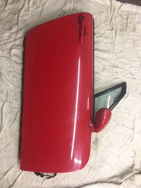 993 Passenger Door Assembly Flawless Handle Not Included Red Cabriolet 1995 - 1