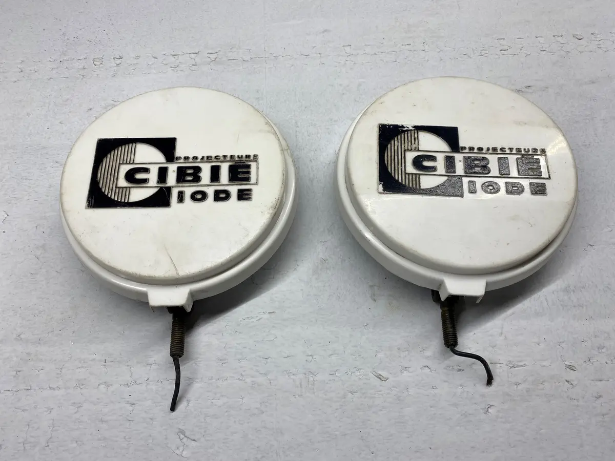 Cibie 45 New Old Stock No Box Vintage Pair Note Some Rust On Bottom Of Chrome - Cibie 45 New 1