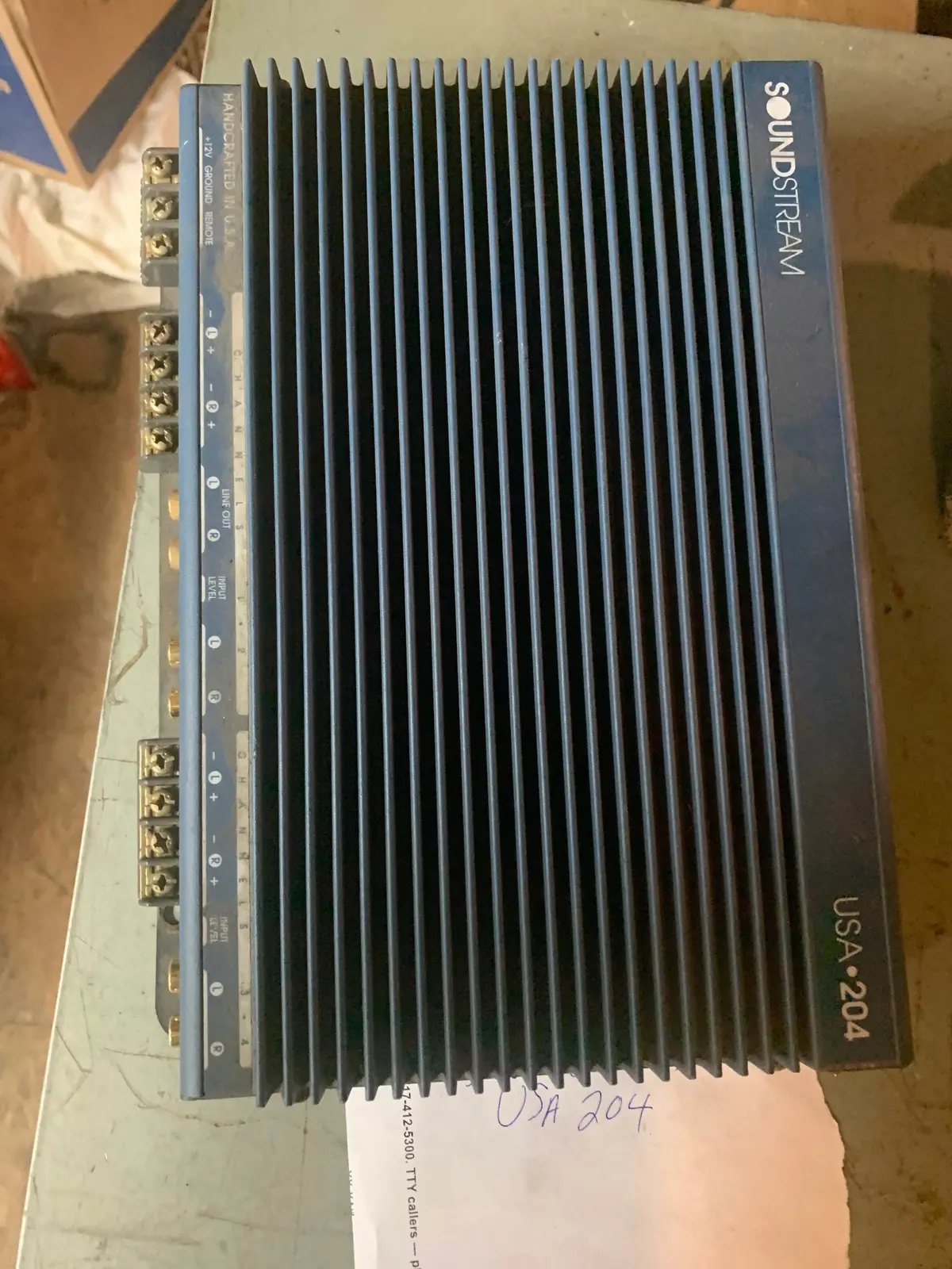 Sound Stream Amplifier Usa 204 - Usa204 1