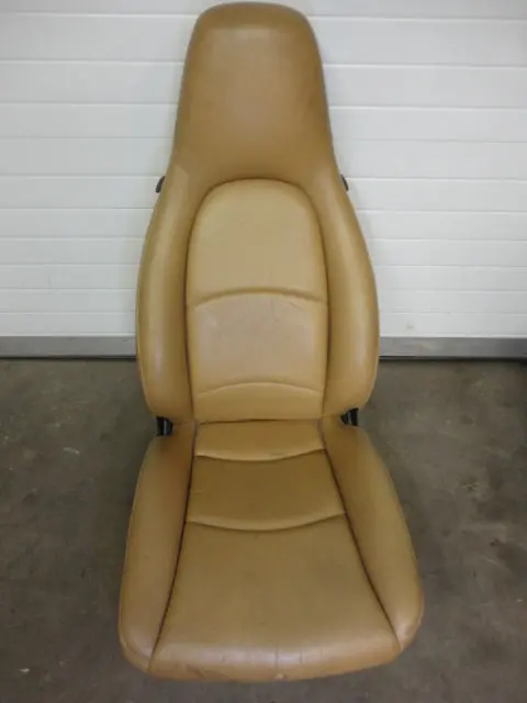 993 Seat Right Power 2/4 Way Tan Needs Repair, Small Tear In Front Edge - 993.199.880.80 1