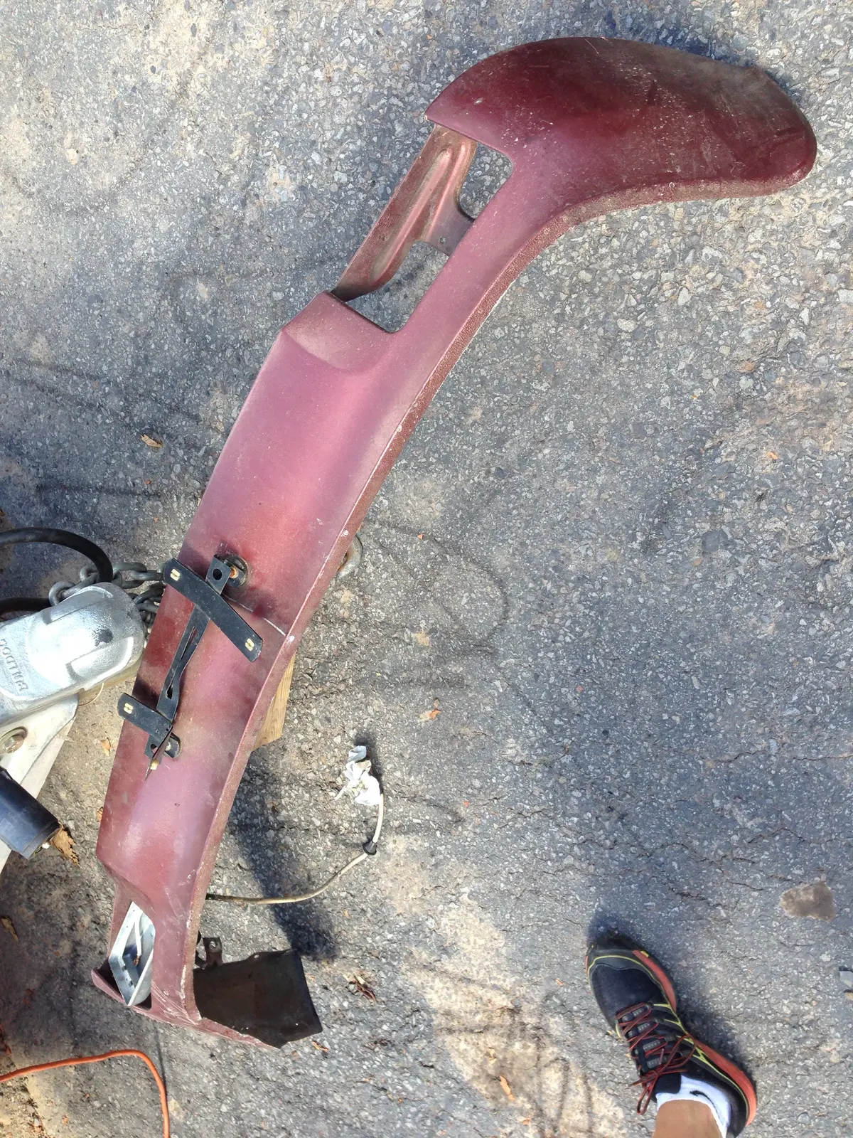 Carrera Style Front Valence Bare Cina Red - 1