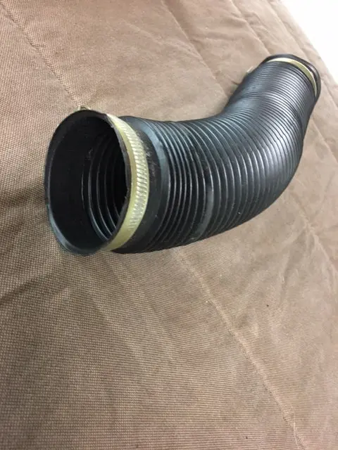 911 Fresh Air Hose Black Plastic 11X2.5 Inches 1986 - 473261233A 1