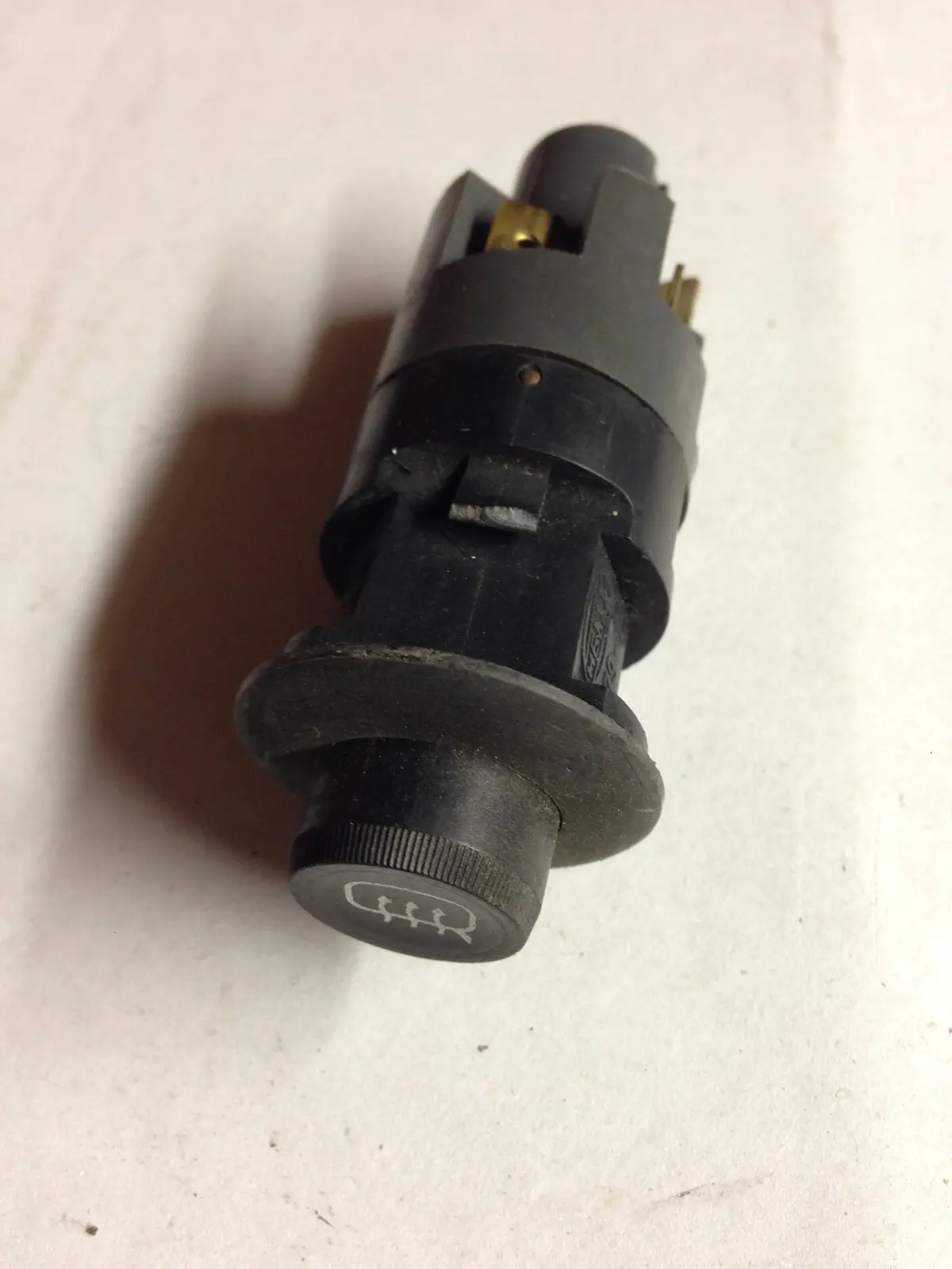 911 Rear Defroster Switch Console Mounted Defrost White 911 Hazard Switch Black Double White Triangle Symbol Console Mounted Discounted Shipping Is Available Just Ask! 1