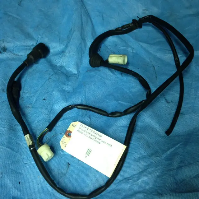911 Central Lock Wiring Harness Has Cut End 1984 Ask About Discount Shipping! 1