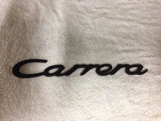 Carrera Logo Script Emblem Rear Engine Lid 1984-1994 - 911.559.339.00 1
