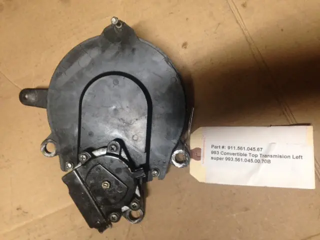 993 Convertible Top Drive Transmision Left Fits Up To 1995  993.561.045.00 - 911.561.045.67 1